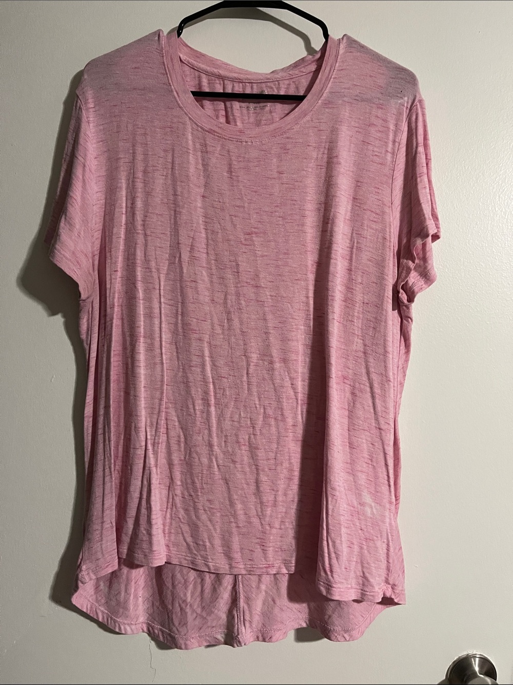 Avia Light Pink Short Sleeve Crewneck Tee